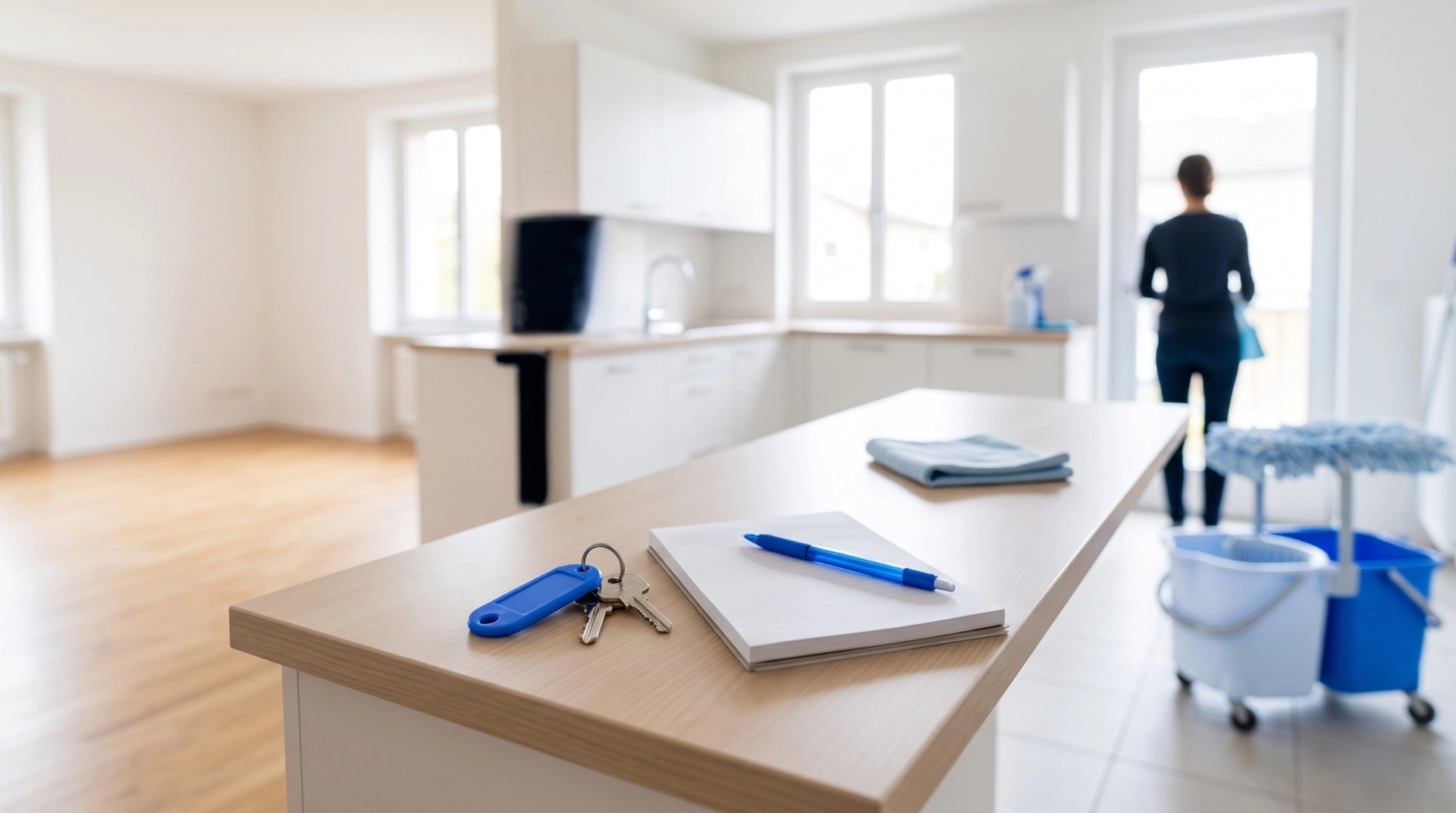 Organisation d’une remise en état locative avec clés et liste des pièces du logement