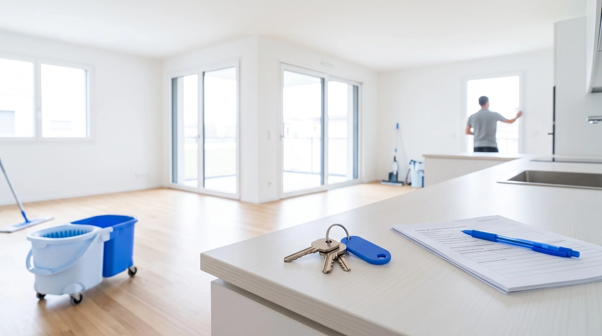 Remise en état locative d’un appartement vide à Bourg-en-Bresse avant relocation